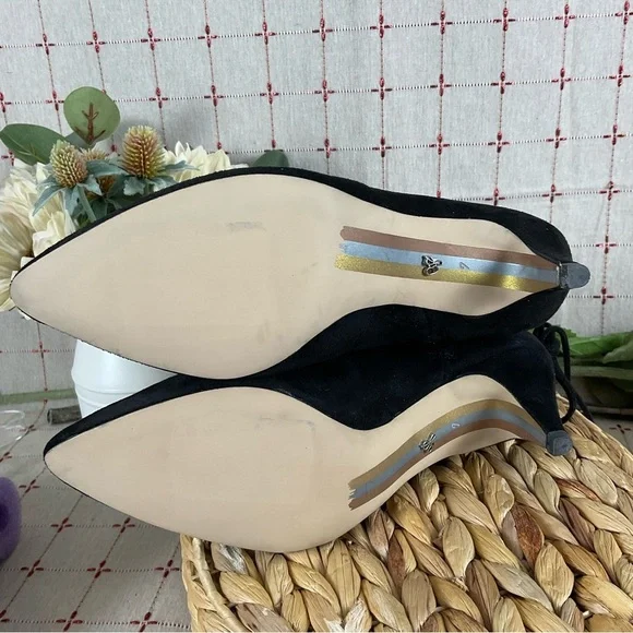 🧸HP🧸 Sam Edelman “Kristie” Over the Knee Boots Black Faux Suede Sz 7 NWOB - Picture 11 of 13